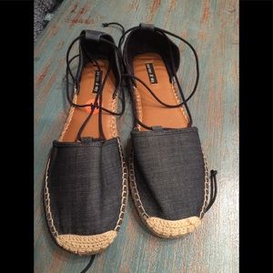 Denim espadrilles (Re-Posh)
